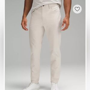 Lululemon ABC pant Bonded Twill Natural Ivory 35 Men
